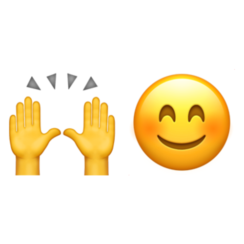 🙌😊 Emoji Domain iOS rendering